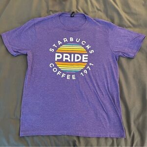 Starbucks Pride Coffee 1971 Medium District Tee Shirt